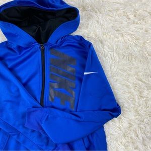 Nike Fleece Boys Jacket Dri-Fit Royal Blue No Flaws Size Large